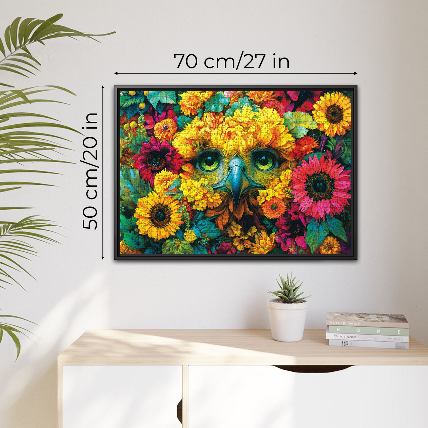 Eagle in Bloom - 1000-Piece Puzzle