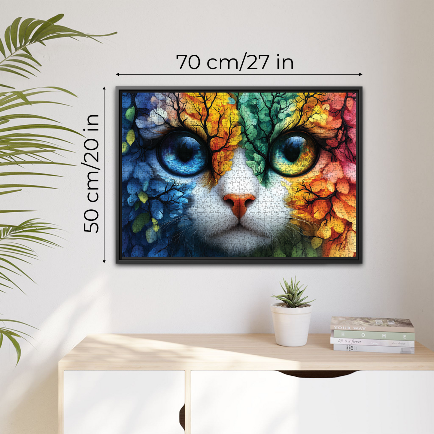 NAOI Seasons of the Feline – 1000-Piece Cat Jigsaw Puzzle (Four Seasons Art)