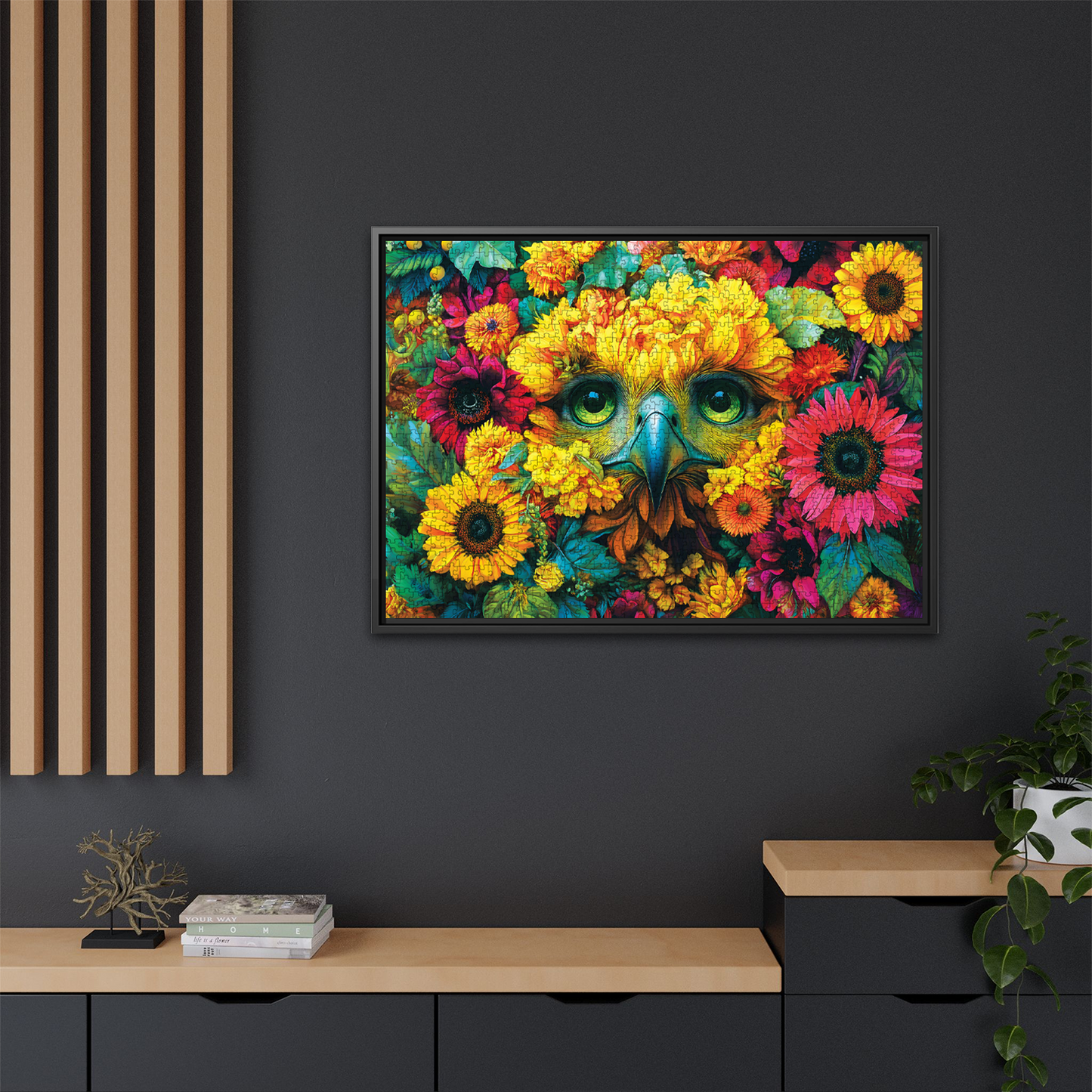 Eagle in Bloom - 1000-Piece Puzzle